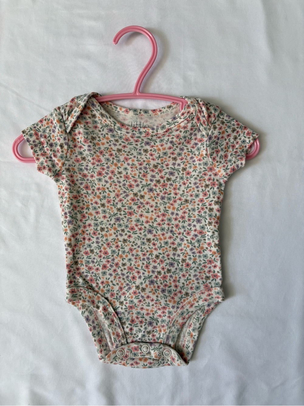 🌸🆓 with bundle Carter's Floral Short Sleeve Baby One-Piece